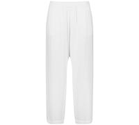 Samoon Damen Weite Sommerhose aus Tencel™ Lyocell unifarben 7/8 Länge White 42