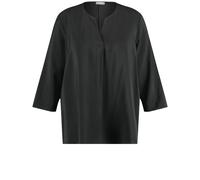 SAMOON - Feine 3/4 Arm Bluse black - Gr. - 52