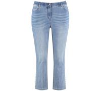 7/8 Flared-Jeans mit Glitzersteinchen Betty Jeans blue denim - Gr. - 48