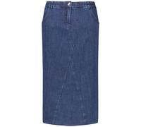 SAMOON - Jeansrock in Midilänge blau - Gr. - 42