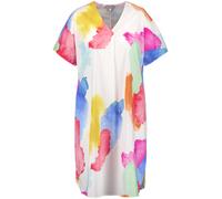 SAMOON - Kleid Gewebe 09602 WHITE GEMUSTER - Gr. - 42