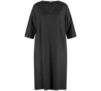 SAMOON - Kleid unifarben schwarz - Gr. - 52