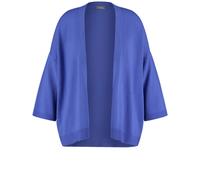 SAMOON - Lässige Strickjacke mit halbem Arm 08960 SKYDIVER BLUE - Gr. - 48