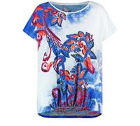 SAMOON - Lässiges Shirt mit Paisley-Print 09702 OFFWHITE GEMUS - Gr. - 44