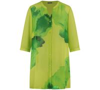 SAMOON - Longbluse mit 3/4 Arm green fern gemustert - Gr. - 46