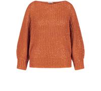 SAMOON - Pullover mit Pailletten-Zier 07440 CARAMEL - Gr. - 48