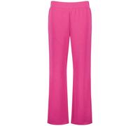 SAMOON - Schlupfhose aus Sandy Washed Sweat magenta - Gr. - 52