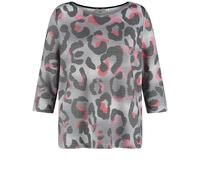 SAMOON - T-SHIRT 3/4 ARM grau - Gr. - 46