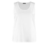 SAMOON Top in Weiß - Größe 44 | Damen Tops