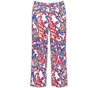 SAMOON - Weite 3/4 Hose mit Pailey-Print Lotta 06592 BARBERRY RED G - Gr. - 44