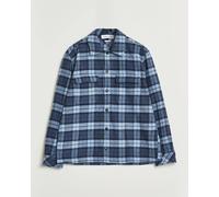 Samsøe Samsøe Castor Checked Overshirt Stellar Blue Blau XL