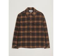 Samsøe Samsøe Castor Checked Overshirt Turkish Coffee Braun M