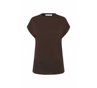 samsøe & samsøe - Geripptes Basic-Shirt braun - Gr. - M