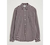 Samsøe Samsøe Liam Brushed Cotton Checked Shirt Raisin Braun M