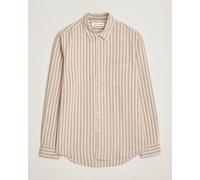 Samsøe Samsøe Liam Striped Shirt Canteen Green Beige XL