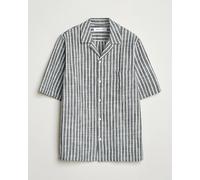 Samsøe Samsøe Oscar Striped Short Sleeve Shirt Climbing Ivy Grün XL