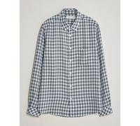 Samsøe Samsøe Ryan Tencel Checked Shirt Blue Blau M