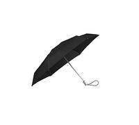 Samsonite Alu Drop S - 4 Section Auto Open Close Mini Regenschirm, 21 cm, Black