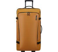 Reisetasche SAMSONITE "ARMOX, 79 cm", Gr. B/H/T: 44cm x 79cm x 31cm, gelb (ochre), Polyester, Taschen, Duffle mit Rollen TSA-Schloss Packgurte Trolley-Gestänge (24371500-0) ochre