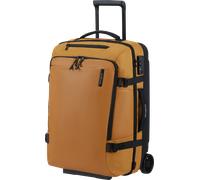 Reisetasche SAMSONITE "ARMOX, 55 cm", Gr. B/H/T: 40cm x 55cm x 25cm, gelb (ochre), Polyester, Taschen, Duffle mit Rollen TSA-Schloss Packgurte Trolley-Gestänge (95952821-0) ochre