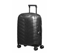 Samsonite Attrix - Spinner S, Erweiterbarer Handgepäck, 55 cm, 38/44 L, Schwarz (Anthrazit)