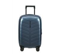 Samsonite Attrix 4 Rollen Kabinentrolley 55 cm mit Dehnfalte blau