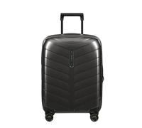 Samsonite Attrix Spinner Handgepäck-Koffer, 55 cm | Schwarz, erweiterbarer Hartschalenkoffer, 38/44 L, 2.2 kg, mit TSA-Schloss und aus Roxkin-Material