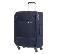 Samsonite Base Boost - Weichgepäck Koffer 66 cm Mittelgroß, Trolley Koffer mit 4 Rollen, TSA-Schloss, Leicht & Erweiterbar, 67.5 L, Blau (Navy Blue)