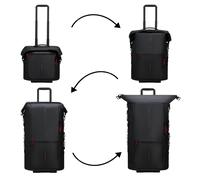 Samsonite Ecodiver Foldable Duffle/Wheels 4-IN-1 black