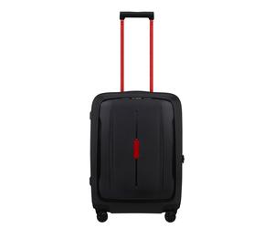 Samsonite Essens Handgepäck Spinner 55 cm - Erweiterbar 50/57 Liter - 55x40x23/26 cm - charcoal/red