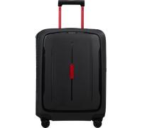 Samsonite - ESSENS 4Rad-Schalentrolley Spinner 55 Charcoal-Red schwarz/rot