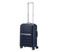 Samsonite Flux 4 Rollen Kabinentrolley 55 cm mit Dehnfalte blau