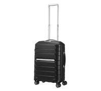 Samsonite Flux - Spinner S, Erweiterbarer Handgepäck, 55 cm, 37/44 L, Schwarz (Black)