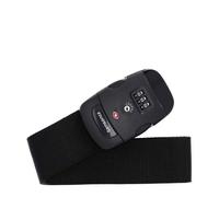 Samsonite Global Travel Accessories - Kofferband mit 3-stelliger TSA-Verriegelungsschnalle, 50 mm breites Band, Schwarz