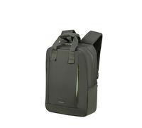 Samsonite Guardit Classy - Laptop-Rucksack mit Griffen 14,1 Zoll, 38 cm, 15,5L, Grün (Gunmetal Green)