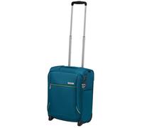 Samsonite Koffer Base Breeze Upright 45/16 Underseater – Weichgepäck, 2 Rollen, Petrol Blue
