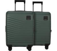 Samsonite Intuo Expandable Spinner 55 cm Doppelpack Olive Green Koffer