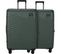 Samsonite Intuo Expandable Spinner 75 cm Doppelpack Olive Green Koffer