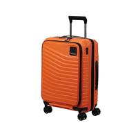 Samsonite Intuo - Spinner S, Erweiterbar Handgepäck mit Frontlader, 55 cm, 42/48 L, Orange (Apricot)