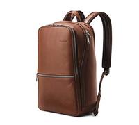 Samsonite Klassischer schlanker Leder-Rucksack