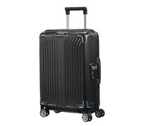 Samsonite Lite-Box - Premium Handgepäck Koffer 55x40x20 cm, Hartschalen Kabinentrolley, Ryanair-/EasyJet-kompatibel, Leicht, 2.20 KG - 38L - Schwarz
