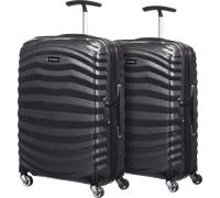 Samsonite Lite-Shock Spinner 55 cm Doppelpack Black Koffer