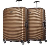 Samsonite Lite-Shock Spinner 75 cm Doppelpack Sand Koffer