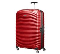 Samsonite Lite-Shock Spinner Check-in-Koffer, 81 cm | Hyazinthenrot, Hartschalenkoffer, 81H x 55W x 33D cm, 124 L, 2.8 kg, mit TSA-Schloss und aus Curv-Material