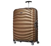 Samsonite Lite-Shock Spinner Handgepäck-Koffer, 75 cm | Sand, Hartschalenkoffer, 98.5 L, mit aus Curv-Material, stoßdämpfender Schale und aus recycelten Materialien