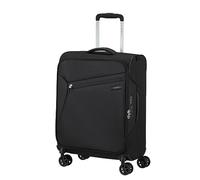 Samsonite Litebeam Spinner Handgepäck-Koffer, 55 cm | Schwarz, Weichgepäck-Koffer, 55H x 40W x 20D cm, 39 L, 1.8 kg, mit TSA-Schloss und aus recycelten Materialien