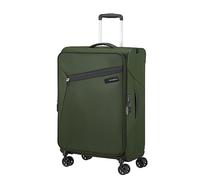 Samsonite Litebeam Spinner Handgepäck-Koffer, 66 cm | Efeugrün, erweiterbarer Weichgepäck-Koffer, 67/73 L, 2.4 kg, mit TSA-Schloss und aus recycelten Materialien