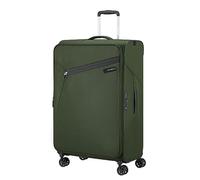 Samsonite Litebeam Spinner Handgepäck-Koffer, 77 cm | Efeugrün, erweiterbarer Weichgepäck-Koffer, 103/111 L, 2.8 kg, mit TSA-Schloss und aus recycelten Materialien