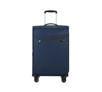 Samsonite Litebeam - Spinner M, Erweiterbar Koffer, 66 cm, 67/73 L, Blau (Midnight Blue)