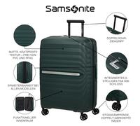 Samsonite Neo Flux - Spinner S, Erweiterbarer Handgepäck, 55 cm, 39/45 L, Beige (Warm Neutral)